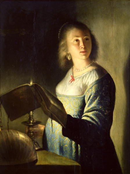 Young Woman with a Candle