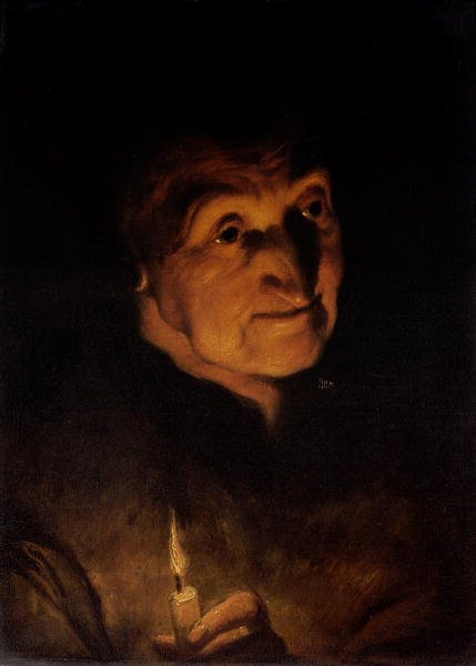 Study of an Old Woman holding a Candle