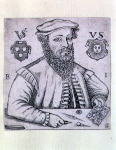 Portrait of Virgilius Solis 1514-62 German printmaker