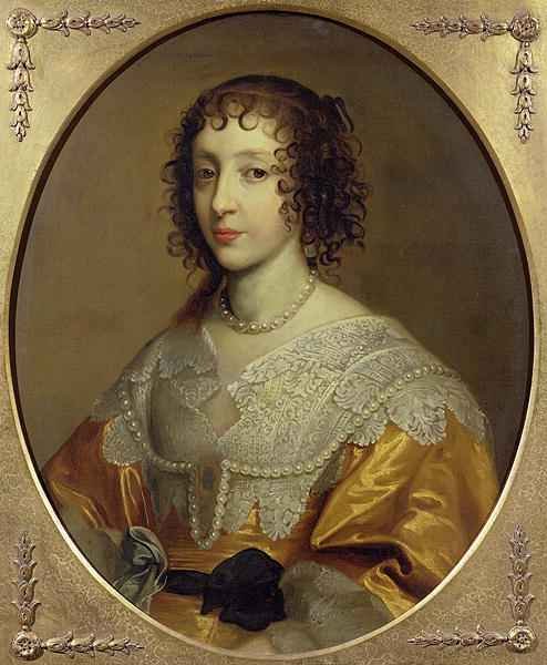 Portrait of Henrietta Maria 1609-69 Queen consort of Charles I of Great Britain and Ireland