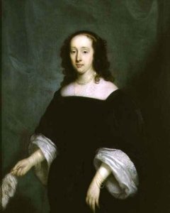 Portrait of a Lady Holding a Feather