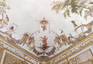 Detail of the ceiling of La Grande Singerie