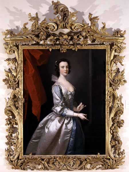 Portrait of a woman probably Elizabeth Aislabie of Studley Royal Yorkshire