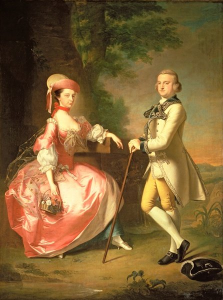 Sir John Pole 5th Baronet and his Wife Elizabeth