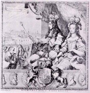 William III 1650-1702 and Mary II 1662-94