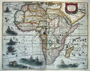 Map of Africa from Nova Tabula Africae