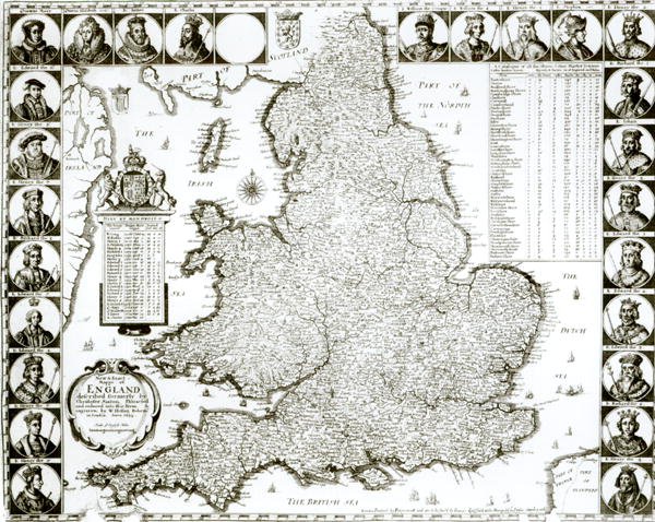 Map of England and Wales