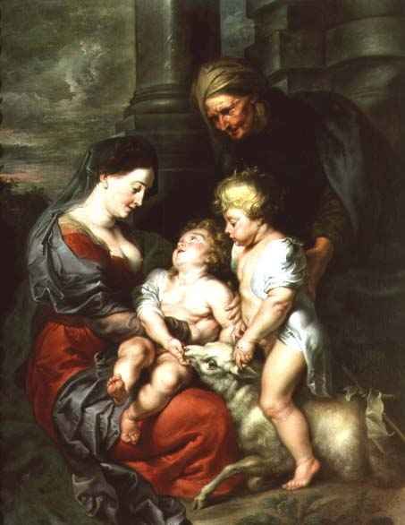 Madonna and Child with St Elizabeth and the Infant St John the Baptist