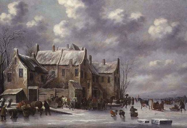 Winter Scene with View at Medemblik