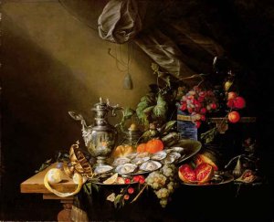 A banquet still life