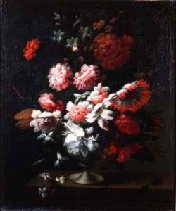 Still life of flowers in an urn 2