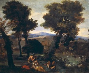 Landscape with Venus Pan and Cupids