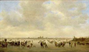 Winter Landscape with Skaters Before SHertogenbosch