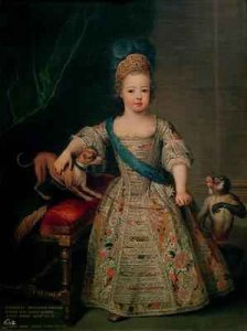 Louis XV 1710-74 as a child