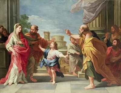 Christ Preaching in the Temple