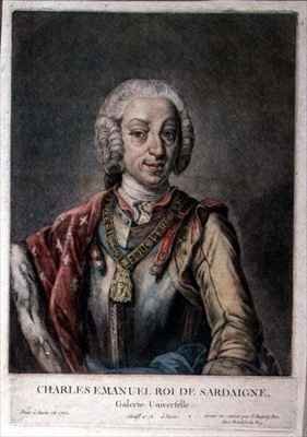 Portrait of Charles Emanuel III 1701-73 King of Sardinia