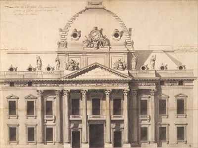 Design for the Ecole Militaire Paris