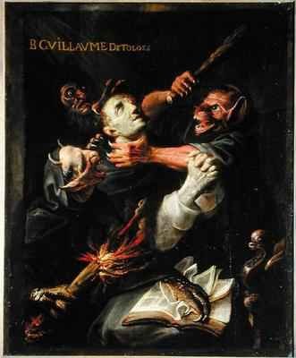 The Blessed Guillaume de Toulouse 755-812 Tormented by Demons