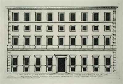 Palazzo of Giovanni Francesco Negroni Treasurer to Pope Innocent XI Rome