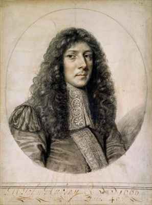 Portrait of John Aubrey 1626-97