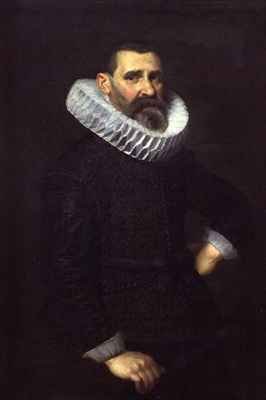 Portrait of a gentleman in a black tunic and ruff