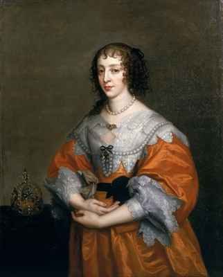 Portrait of Queen Henrietta Maria 1609-69