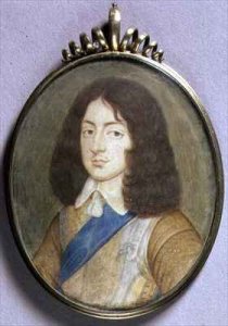 Portrait Miniature of Charles II 1630-85