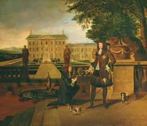 John Rose the Kings Gardener presenting Charles II 1630-85 with a pineapple