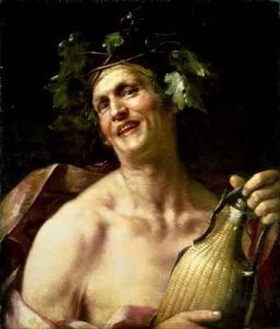 Self Portrait as Bacchus