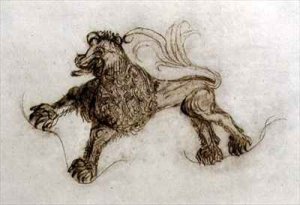 Grotesque of a Lion