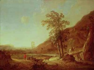 Hilly Italianate Landscape