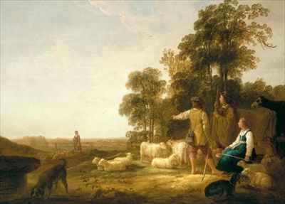 A Landscape with Shepherds and Shepherdesses