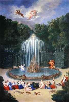 The Groves of Versailles View of the Star or Mountain of Water with Alph persuing Arethusa