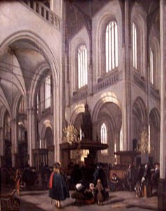 Interior of New Church of Amsterdam