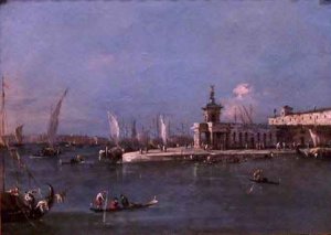 View of Venice with the Punta della Salute