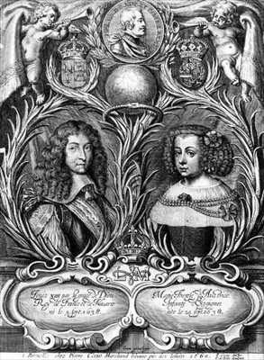 Louis XIV King of France and Marie Therese of Austria