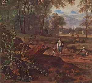 Road Beside The Forest (detail)