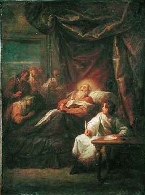 The Death of St. Ambrose