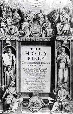 Frontispiece to 'The Holy Bible'