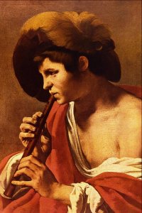 Boy Playing a Recorder 1621