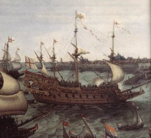 The Arrival At Vlissingen Of The Elector Palatinate Frederick V (detail) 1632