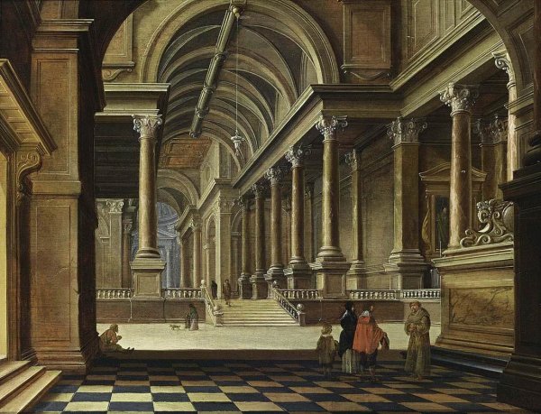 Interior Of An Imaginary Church 1639