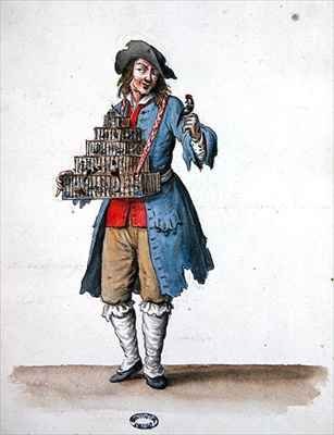 Bird Seller, costume designed for Louis XIV's Entertainments