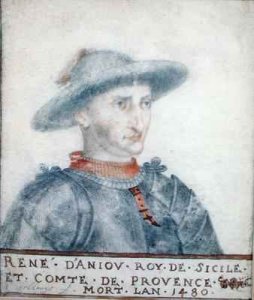 Portrait of Rene I (1409-80) Duke of Anjou