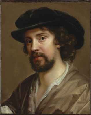 Portrait of the artist's husband, Charles Beale in a black hat