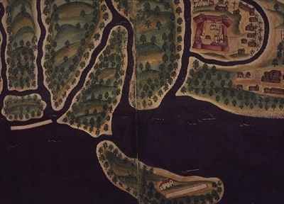 Sloane Ms 197, ff.80v-81r Map of Sofala, Mozambique