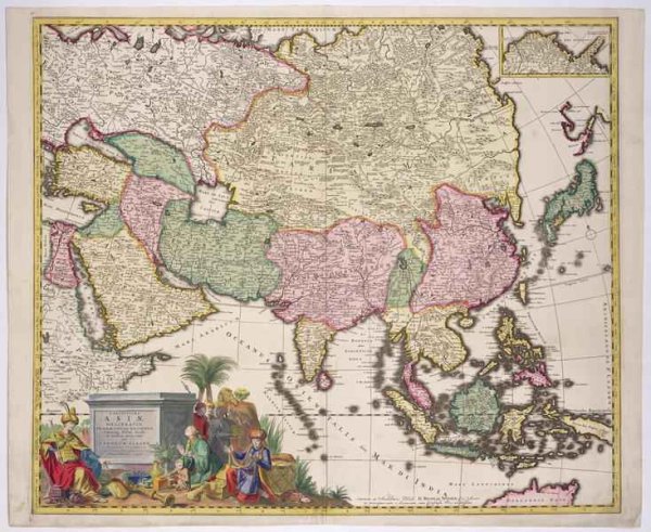 Map of Asia, Tartaria, Japan, the Philippines and the East Indies