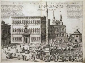 Dedication of the Obelisk in front of the Basilica of San Giovanni Laterano