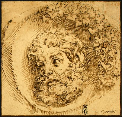 Head of a Faun in a Concave (roundel) c. 1595