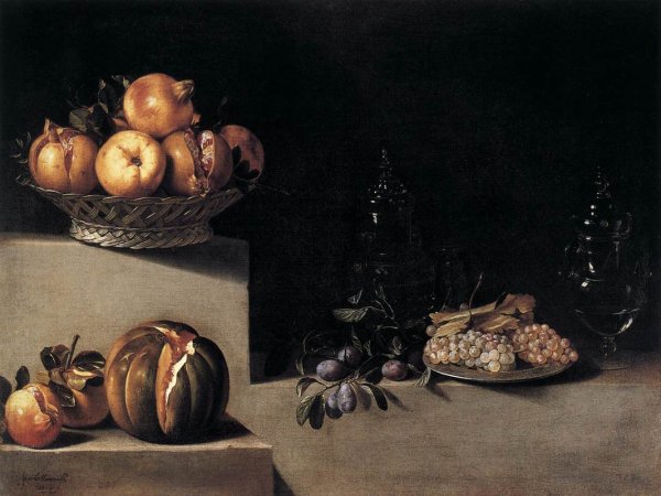 Still-Life with Fruit and Glassware 1626